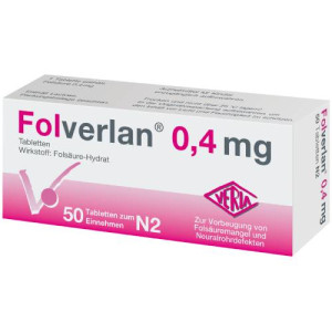 Produktbild von FOLVERLAN 0,4 mg Tabletten