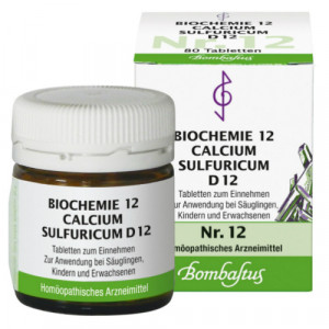 Produktbild von BIOCHEMIE 12 Calcium sulfuricum D 12 Tabletten