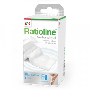 Produktbild von RATIOLINE acute Verbandmull 10 cmx2 m gerollt