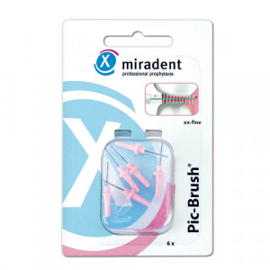 Produktbild von MIRADENT Interd.Pic-Brush Ersatzb.xx-fein pink