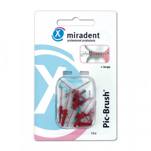 Produktbild von MIRADENT Interd.Pic-Brush Ersatzb.x-large bordeaux