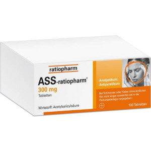 Produktbild von ASS-ratiopharm 300 mg Tabletten