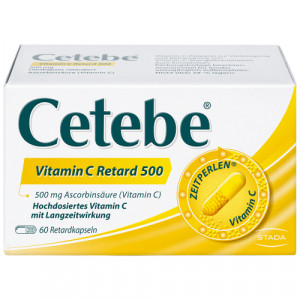 Produktbild von CETEBE Vitamin C Retardkapseln 500 mg