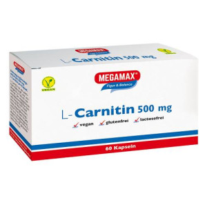 Produktbild von MEGAMAX L-Carnitin 500 mg Kapseln