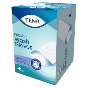 TENA WASH Glove with plastic Lining