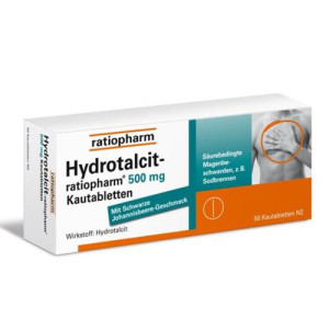 Produktbild von HYDROTALCIT-ratiopharm 500 mg Kautabletten
