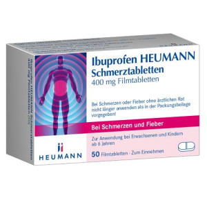 Produktbild von IBUPROFEN Heumann Schmerztabletten 400 mg