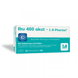 Produktbild von IBU 400 akut-1A Pharma Filmtabletten