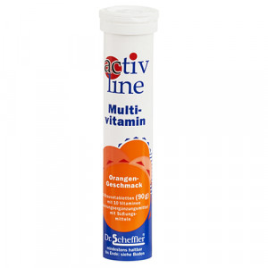Produktbild von ACTIVLINE Multivitamin Orange Brausetabletten