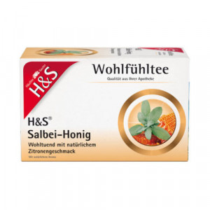 Produktbild von H&S Wohlf&uuml;hltee Salbei Honig mit Zitrone Fbtl.