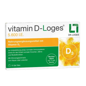 Produktbild von VITAMIN D-LOGES 5.600 I.E. Wochendepot Kautabl.