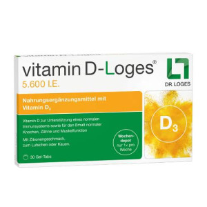 Produktbild von VITAMIN D-LOGES 5.600 I.E. Wochendepot Kautabl.