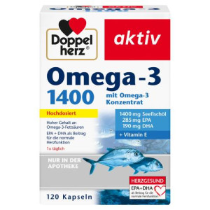 Produktbild von DOPPELHERZ Omega-3 1.400 Kapseln