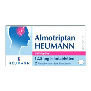 Produktbild von ALMOTRIPTAN Heumann bei Migr&auml;ne 12,5 mg Filmtabl.