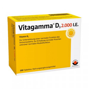 Produktbild von VITAGAMMA D3 2.000 I.E. Vitamin D3 NEM Tabletten