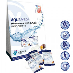 Produktbild von MIRADENT Aquamed Mundtrockenheit Lutschtabletten