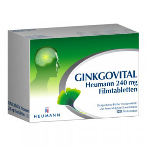 Produktbild von GINKGOVITAL Heumann&reg; 240 mg Filmtabletten