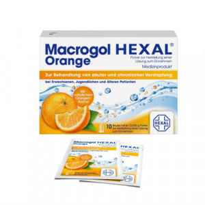 Produktbild von MACROGOL HEXAL Orange Plv.z.Her.e.Lsg.z.Einn.Btl.