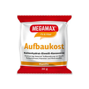 MEGAMAX Aufbaukost Vanille Pulver