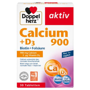Produktbild von DOPPELHERZ Calcium 900+D3 Tabletten