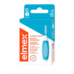 Produktbild von ELMEX Interdentalb&uuml;rsten ISO Gr.3 0,6 mm blau