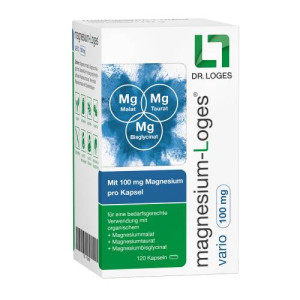 Produktbild von MAGNESIUM-LOGES vario 100 mg Kapseln
