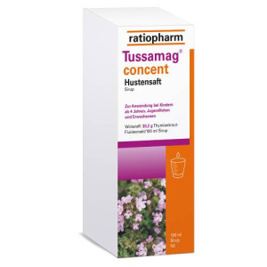 Produktbild von TUSSAMAG concent Hustensaft 30,2 g/100 ml Sirup