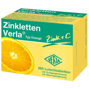 Produktbild von ZINKLETTEN Verla Orange Lutschtabletten