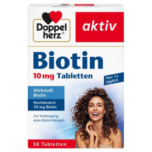 DOPPELHERZ Biotin 10 mg Tabletten