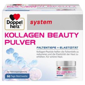 Produktbild von DOPPELHERZ Kollagen Beauty Pulver system