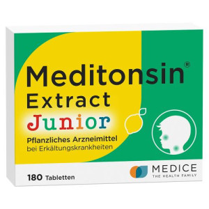 Produktbild von MEDITONSIN Extract Junior pflanzl.Erk&auml;ltungstabl.