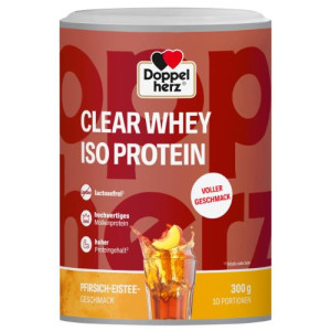 Produktbild von DOPPELHERZ Clear Whey Iso Protein Pfirsich-Eistee